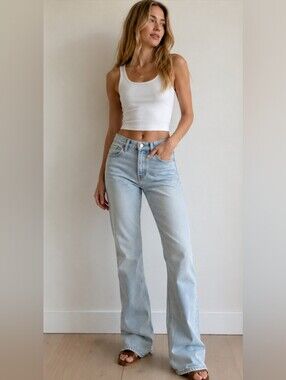 Vintage Bugle Boy Bootcut Jeans – Light Wash – Size 14R